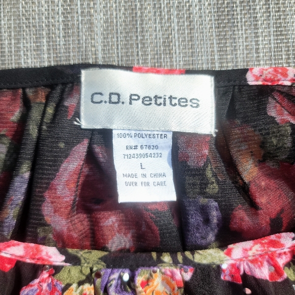 πCD Petites top, colorful print with sequins - Picture 7 of 9